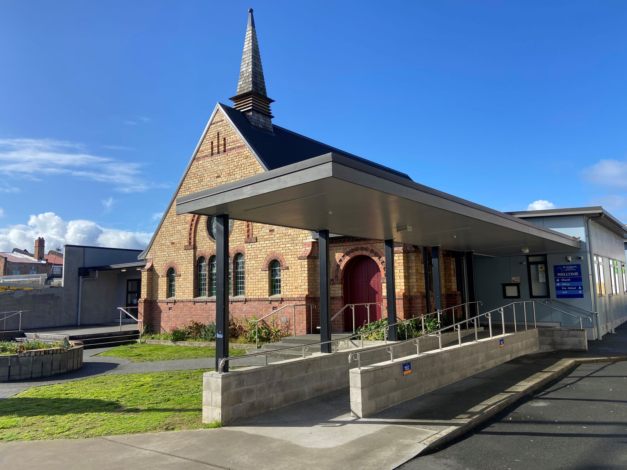 Photo of St Andrew’s Presbyterian Church designed by BSM Group Architects